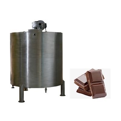 Tangki penyimpanan cokelat 300L 290kg stainless steel stirrer