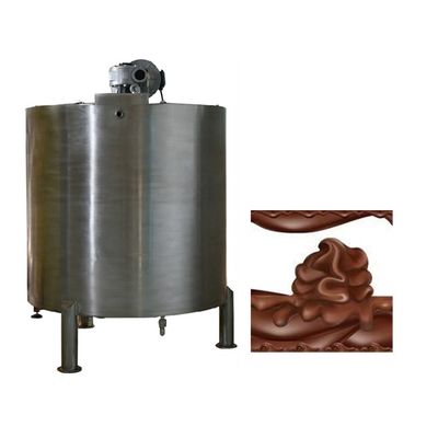 Tangki penyimpanan cokelat 1000L dari stainless steel