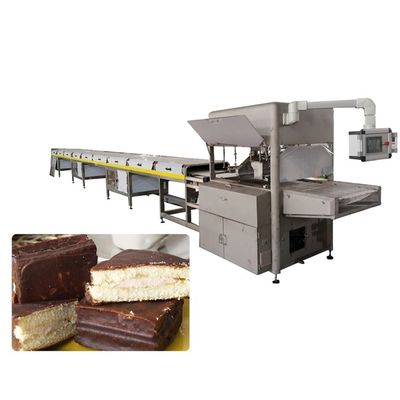 400kg/H 3 Zona Suhu Lini Lapisan Cokelat Untuk Cokelat Murni