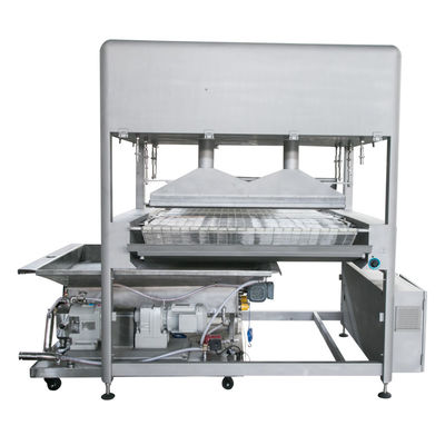1200mm Lebar Chocolate Enrober Mesin Makanan Kelas 304SS