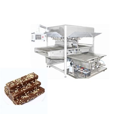 200kg/H 304SS Mesin Enrobing Coklat