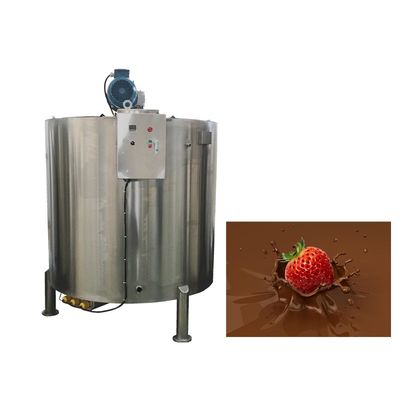 Tangki penyimpanan cokelat 1000L dengan stirrer