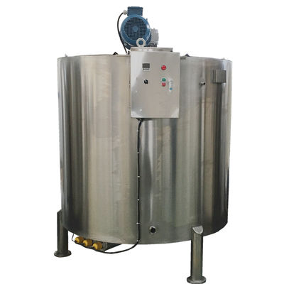 Pemanasan listrik 1500L SS304 Tangki peleburan cokelat ISO9001