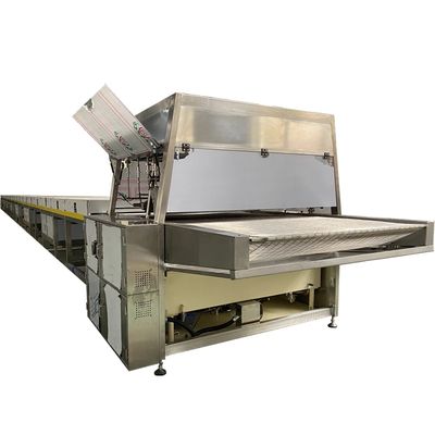Beli Mesin Enrobing Coklat Otomatis Dengan Lapisan Presisi Untuk Biskuit Coklat Dan Produk Wafer online manufacture