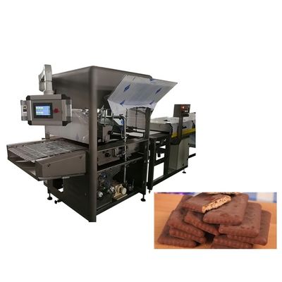 Beli 1200mm Lebar Enrober Coklat Murni Dengan Dua Pompa Dan Terowongan Pendingin online manufacture