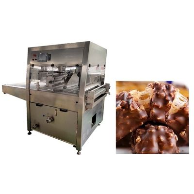 Beli 28.5kw 1200mm Lebar Conveyor Cokelat Enrobing Mesin 304 SS online manufacture