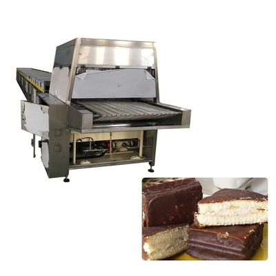 Beli Sensor Dua Tingkat Enrober Cokelat Murni Dengan Terowongan Pendingin Lebar 1000mm online manufacture