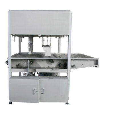 Beli PLC Control Compound Chocolate Enrobing Machine 1000mm Lebar online manufacture