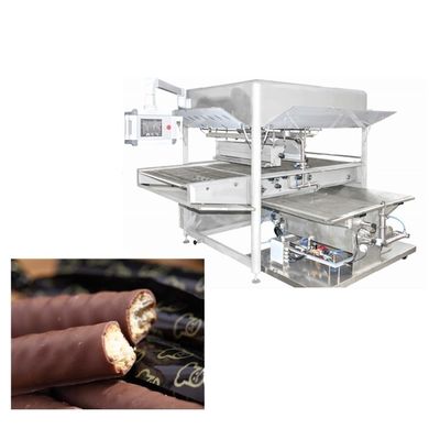 300 kg/jam Mesin Lapisan Coklat Kecil PLC